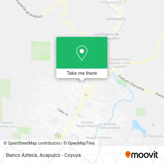 Banco Azteca map
