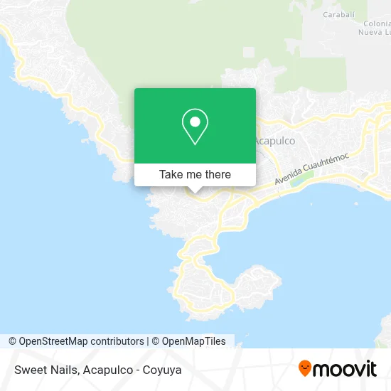 Sweet Nails map