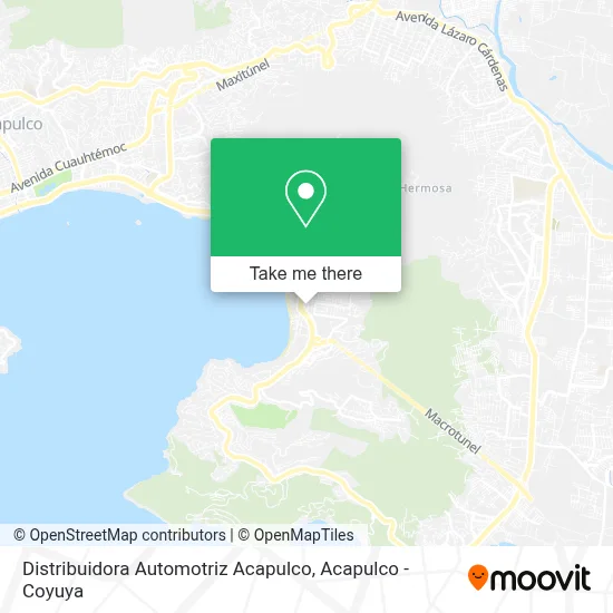 Distribuidora Automotriz Acapulco map