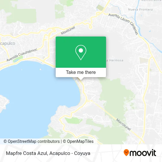 Mapfre Costa Azul map