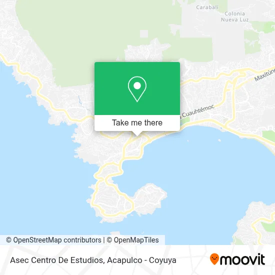 Asec Centro De Estudios map