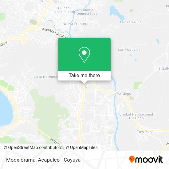 Modelorama map