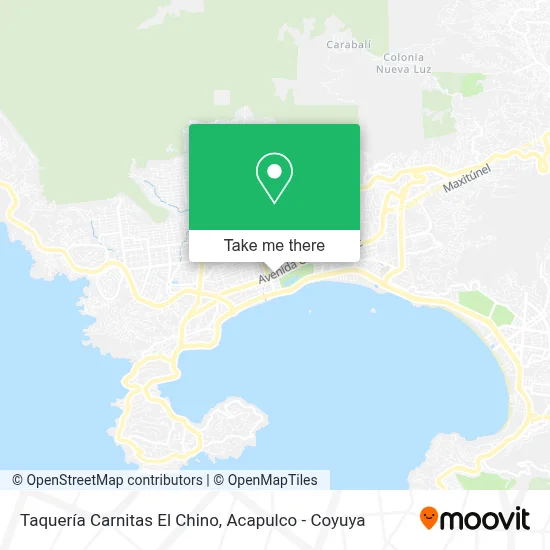 Taquería Carnitas El Chino map