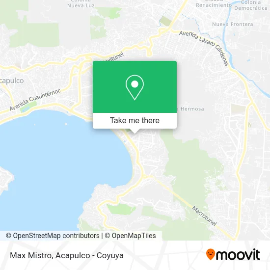 Max Mistro map