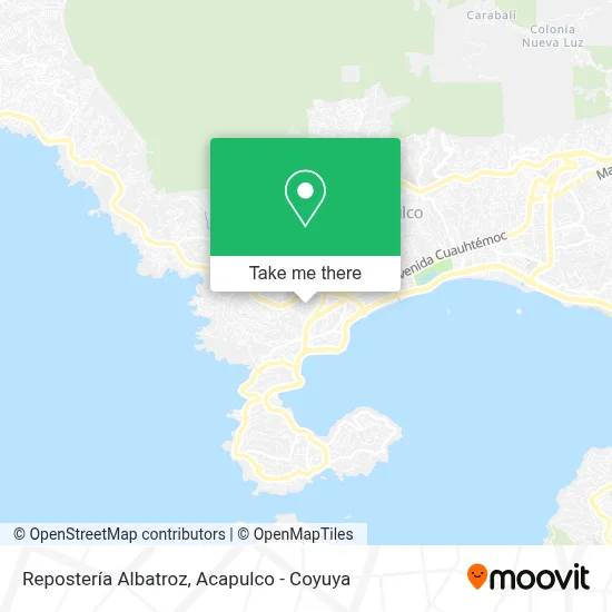 Repostería Albatroz map