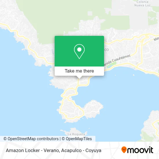 Amazon Locker - Verano map
