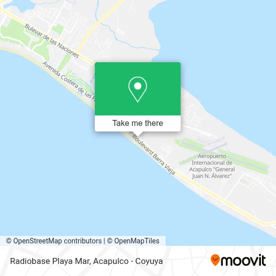 Radiobase Playa Mar map