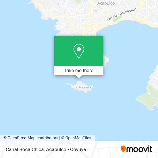 Canal Boca Chica map