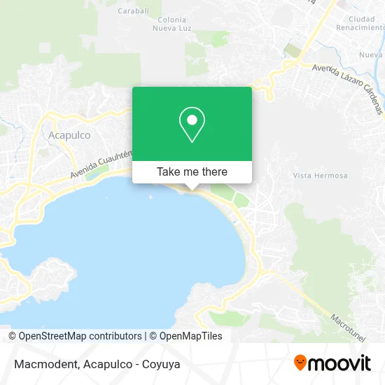Macmodent map