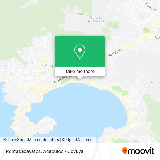 Rentasacayates map