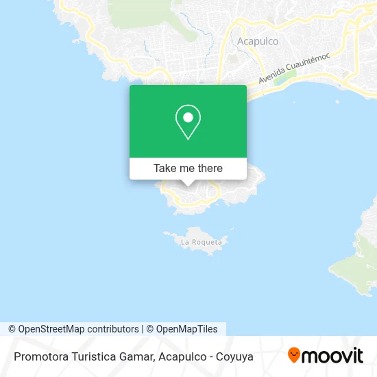 Promotora Turistica Gamar map