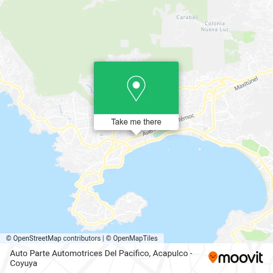 Auto Parte Automotrices Del Pacifico map