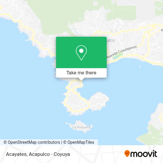 Acayates map