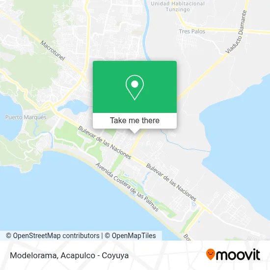 Modelorama map
