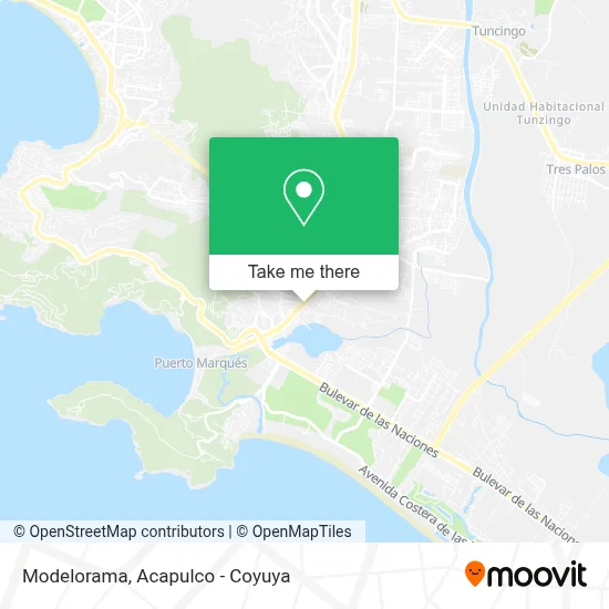Modelorama map