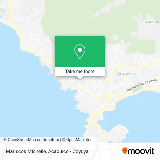 Mariscos Michelle map