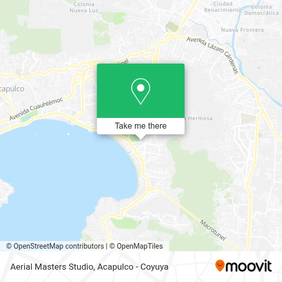 Aerial Masters Studio map