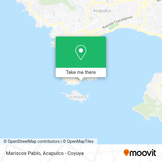 Mariscos Pablo map