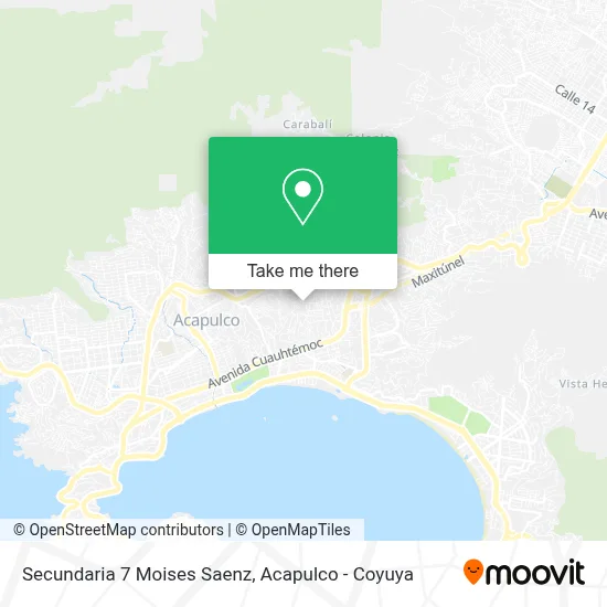 Secundaria 7 Moises Saenz map