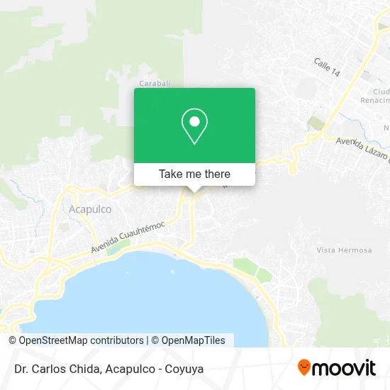 Dr. Carlos Chida map