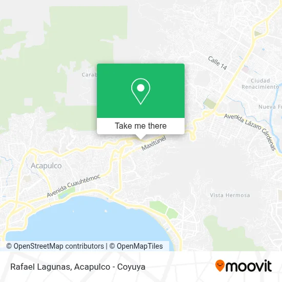 Rafael Lagunas map