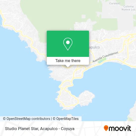 Studio Planet Star map