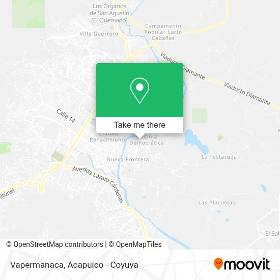 Vapermanaca map