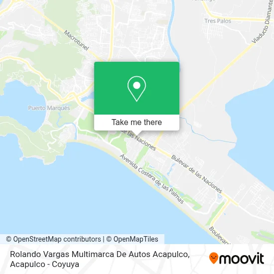 Rolando Vargas  Multimarca De Autos Acapulco map