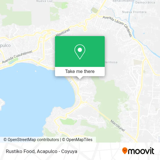Rustiko Food map