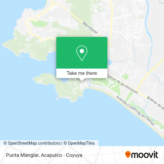 Punta Manglar map