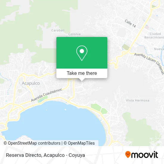 Reserva Directo map