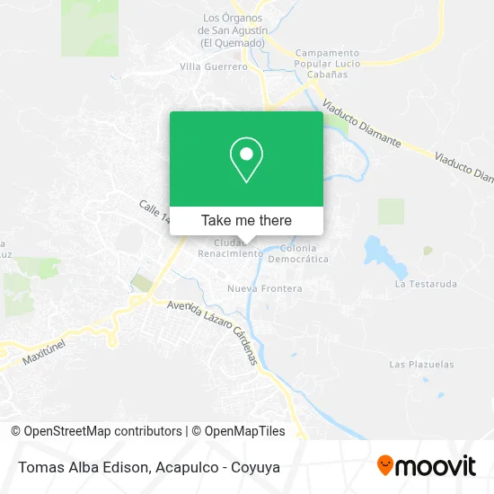 Tomas Alba Edison map