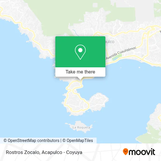 Rostros Zocalo map
