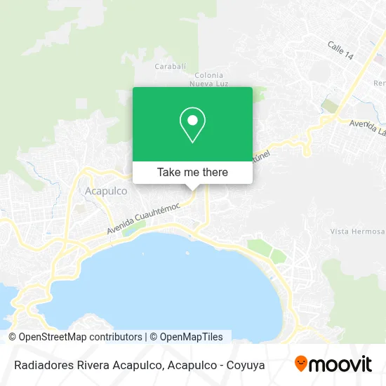 Radiadores Rivera Acapulco map