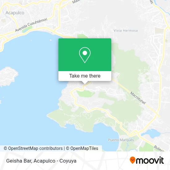 Geisha Bar map
