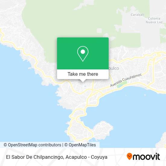 El Sabor De Chilpancingo map