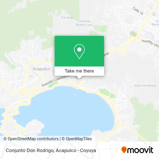 Conjunto Don Rodrigo map