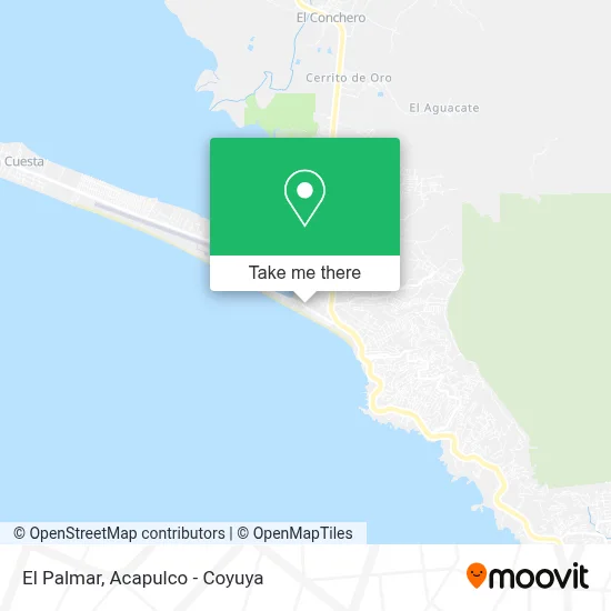 El Palmar map