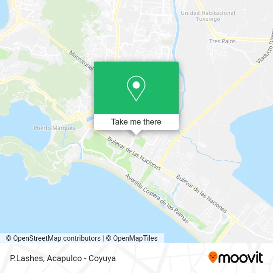 P.Lashes map