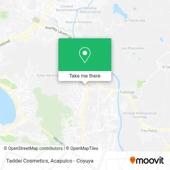 Taddei Cosmetics map