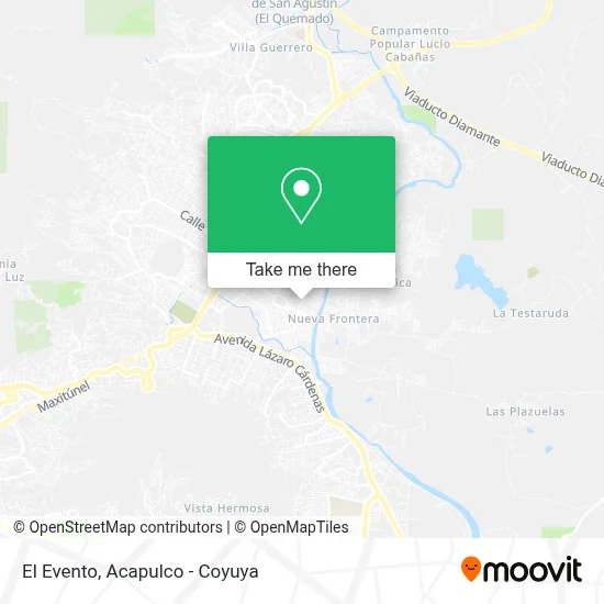 El Evento map