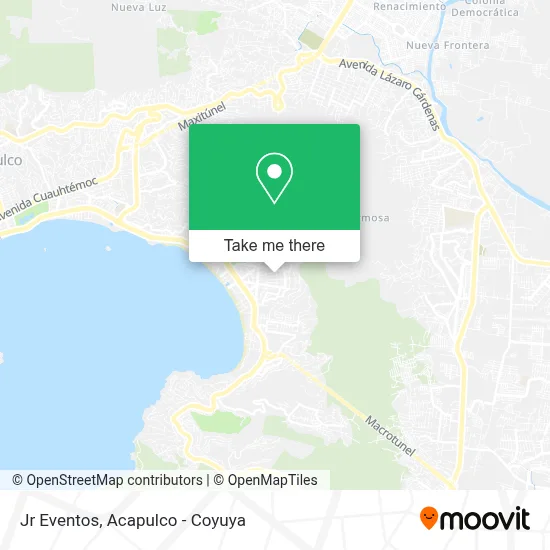 Jr Eventos map