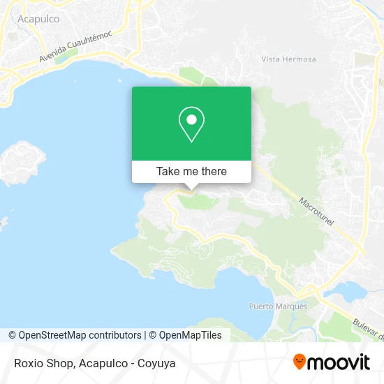 Roxio Shop map