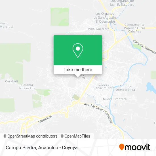 Compu Piedra map