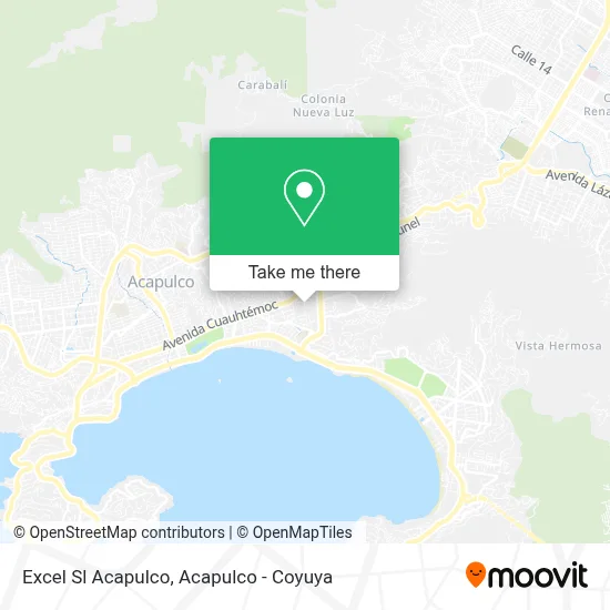 Excel Sl Acapulco map