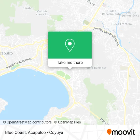 Costa Azul map