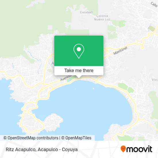 Ritz Acapulco map