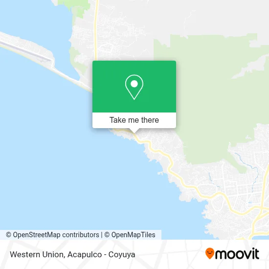 Western Union map