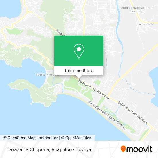 Terraza La Chopería map