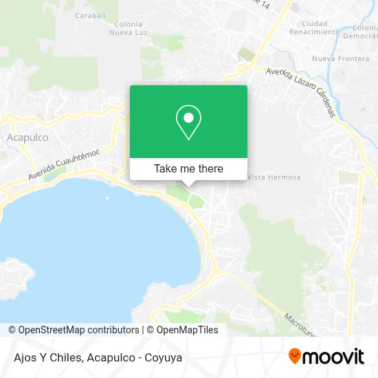 Ajos Y Chiles map